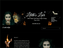 Tablet Screenshot of liliths-lair.com